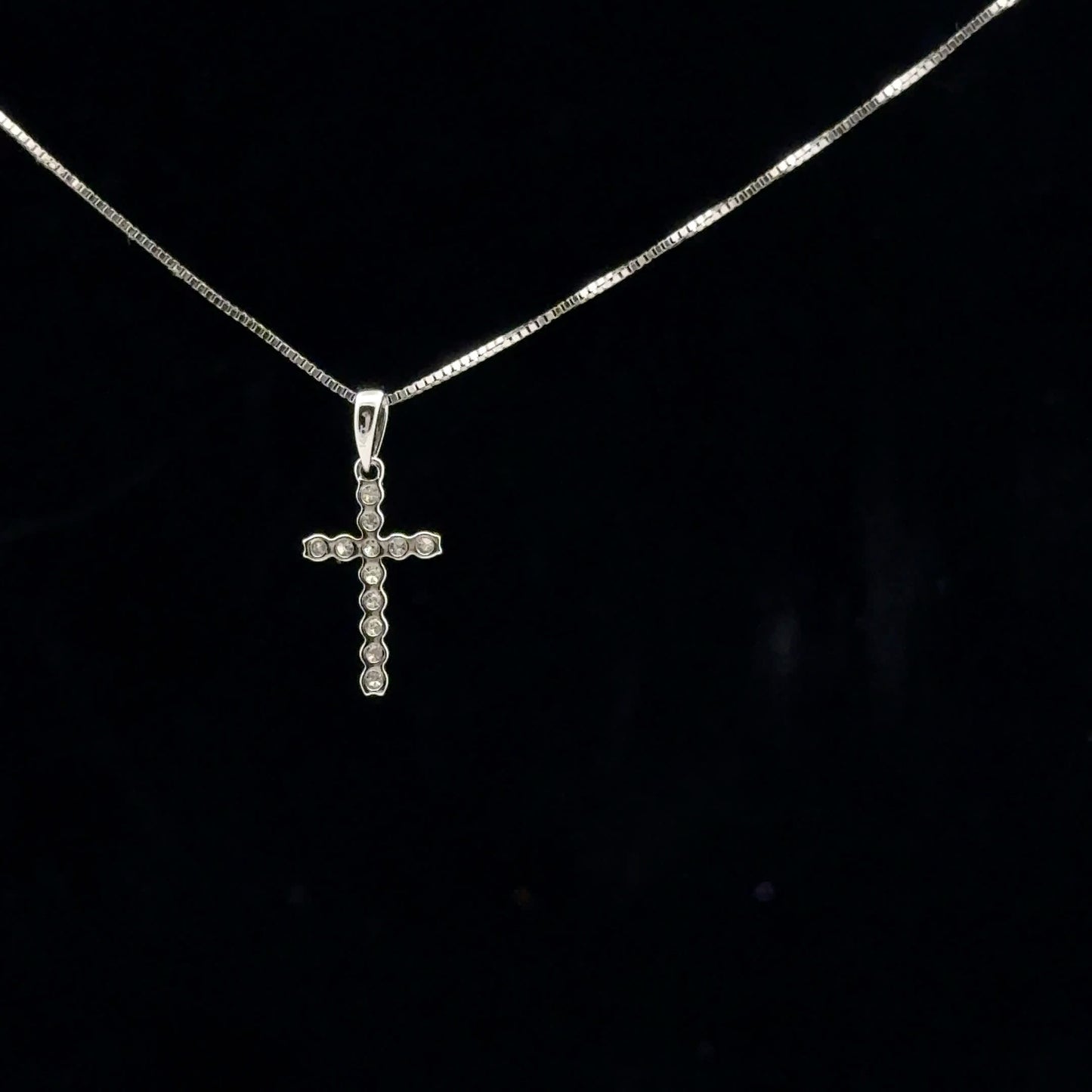 0.15ctw G/I1 Mini Cross - 14KW - Natural Diamond - 53124