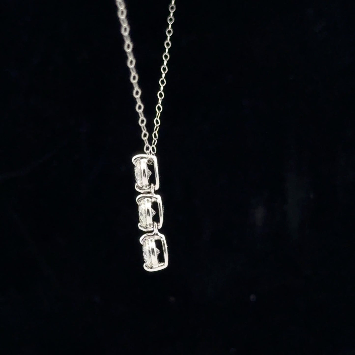 1ctw G/VS2 PPF Necklace - PT950 - Natural Diamond - 53128
