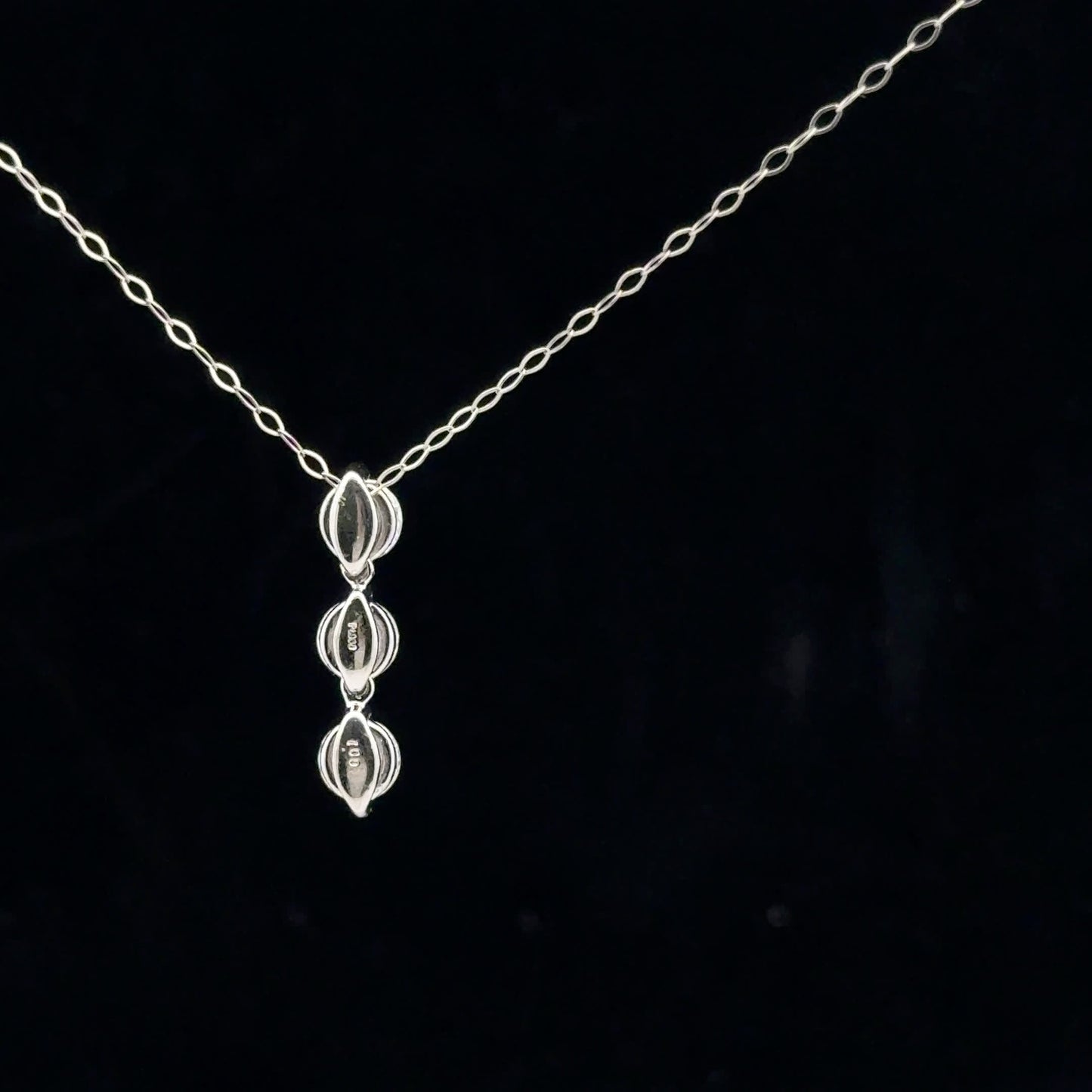 1ctw G/VS2 PPF Necklace - PT950 - Natural Diamond - 53128