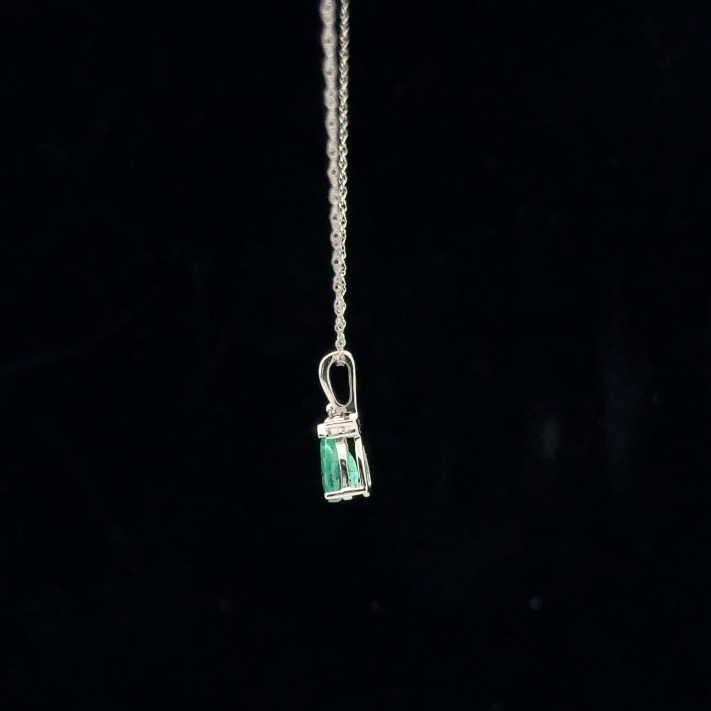 0.02ctw Dia Emerald Pear - 10KY - Natural - 53130