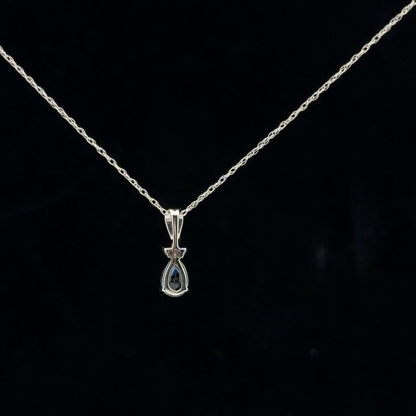 0.02ctw Dia Sapphire Pear - 10KW - Natural - 53131