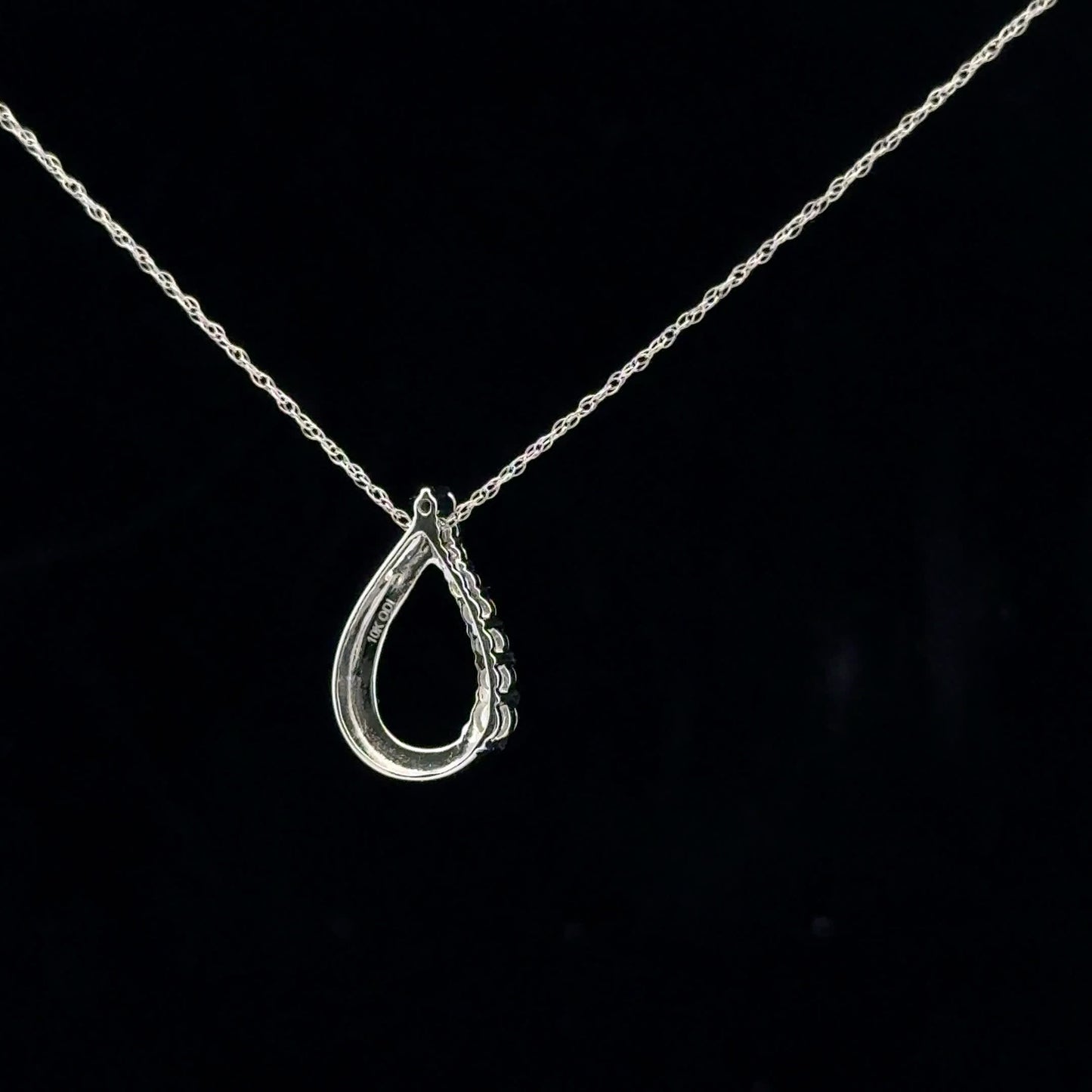 0.15ctw G/SI2 Pear Journey - 10KW - Natural Diamond - 53133