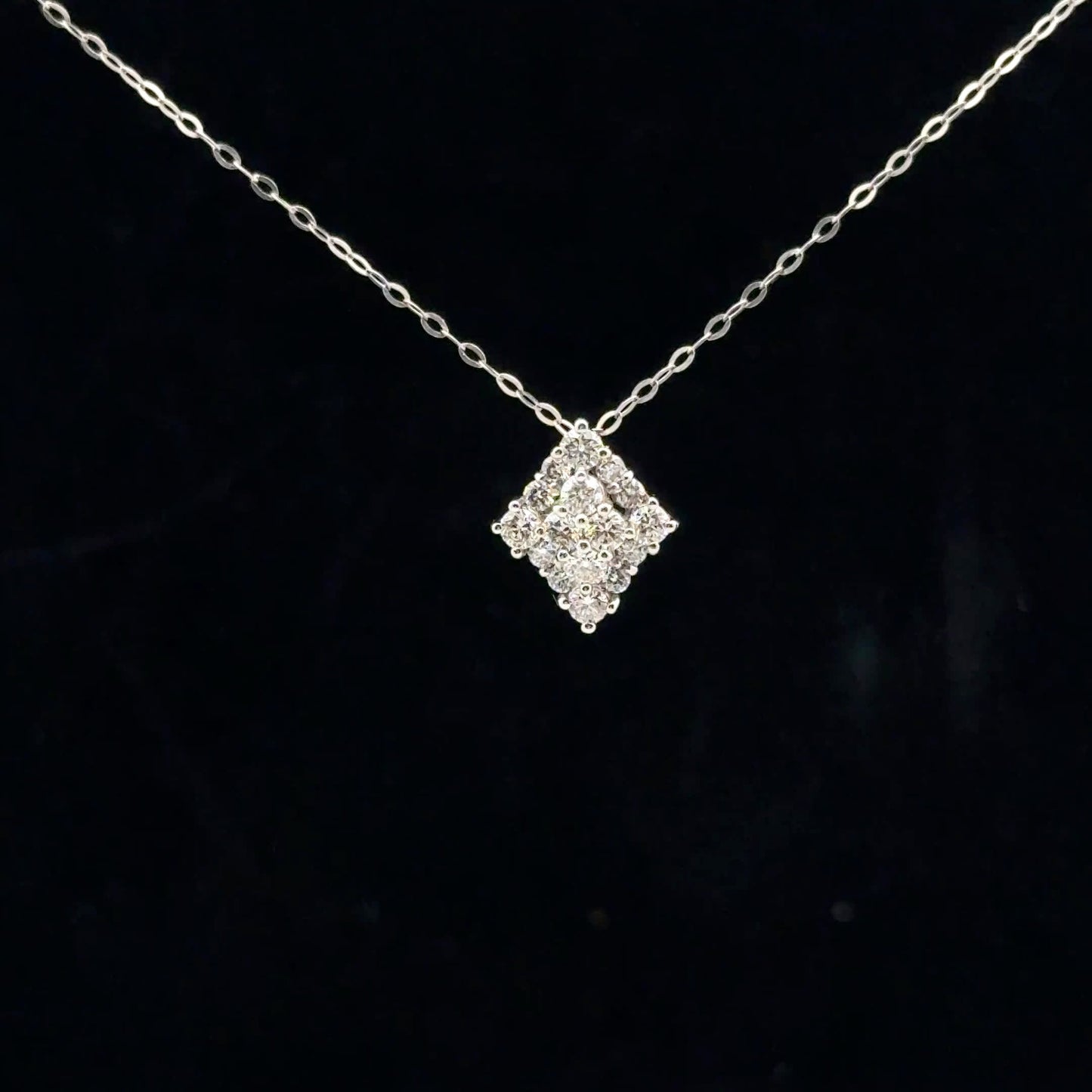 0.50ct F/VS2 Star Halo - PT950 - Natural Diamond - 53138
