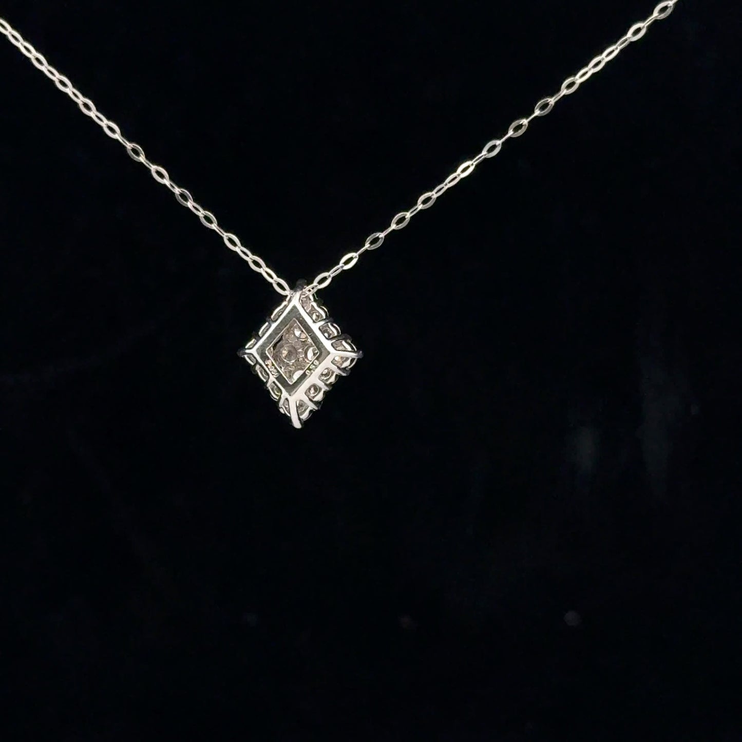 0.50ct F/VS2 Star Halo - PT950 - Natural Diamond - 53138