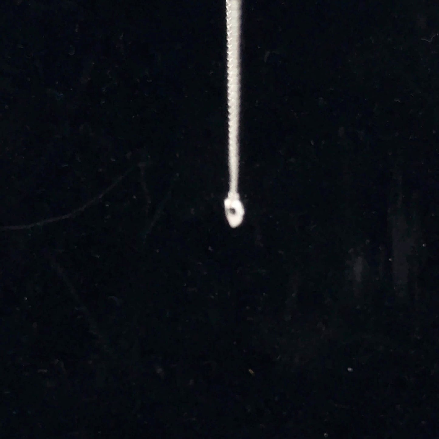0.11ct G/Si2 Bezel Solitaire - 14KW - Natural Diamond - 53140