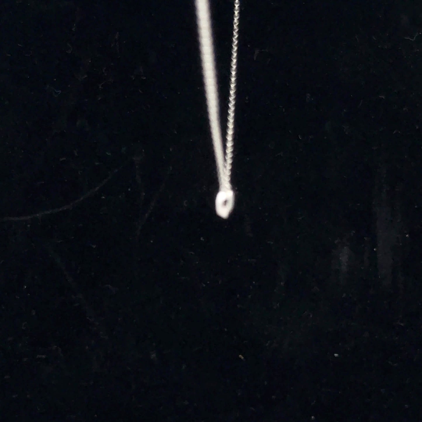 0.11ct G/Si2 Bezel Solitaire - 14KW - Natural Diamond - 53140