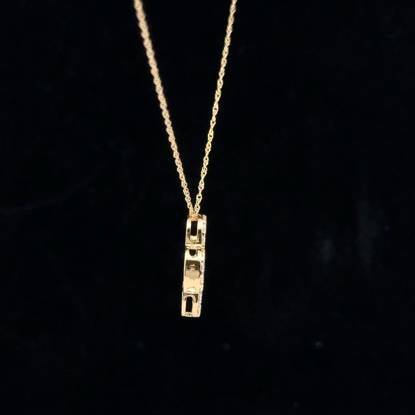 0.35ctw G/I1 Four Clover - 14KY - Natural Diamond - 53145