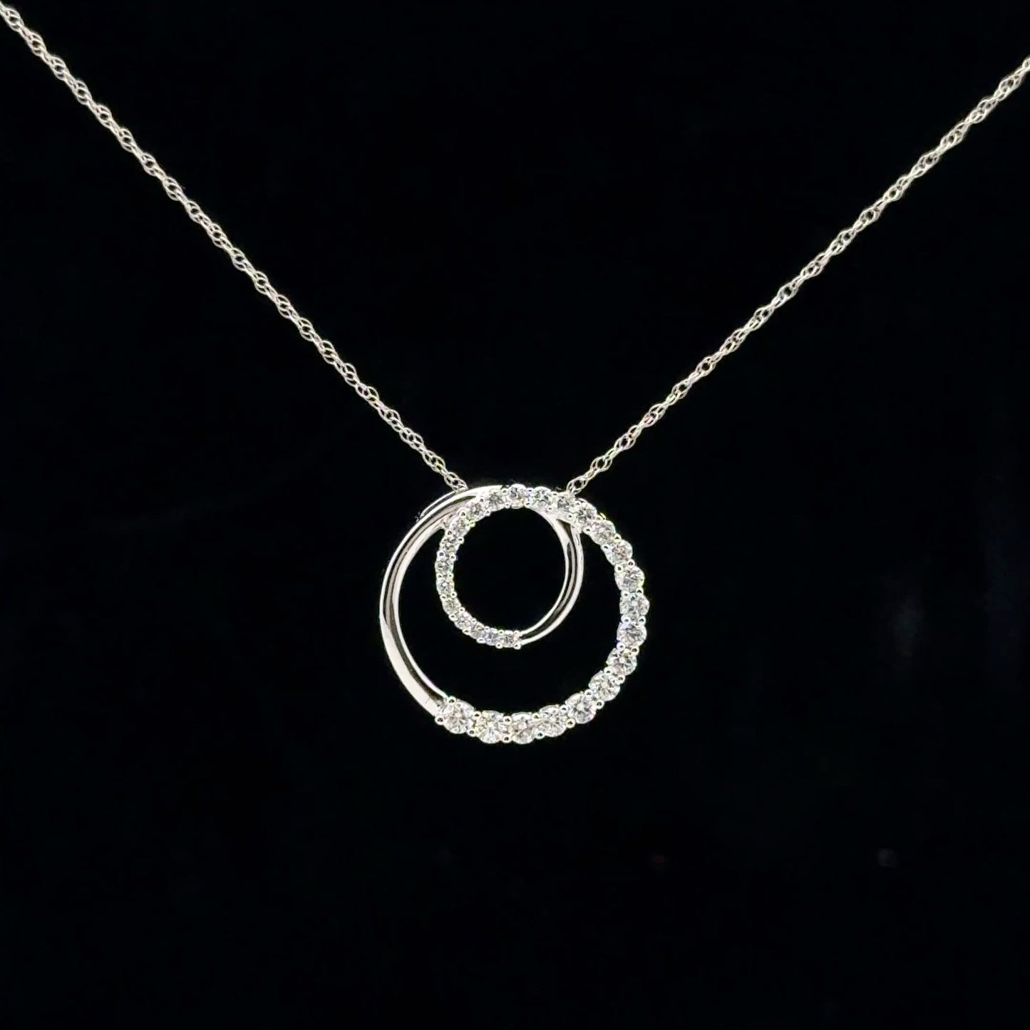 0.33ctw G/SI2 Loop - 10KW - Natural Diamond - 53147