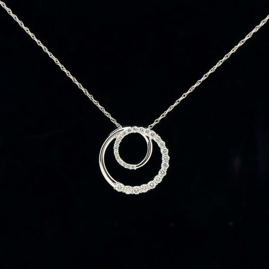 0.33ctw G/SI2 Loop - 10KW - Natural Diamond - 53147