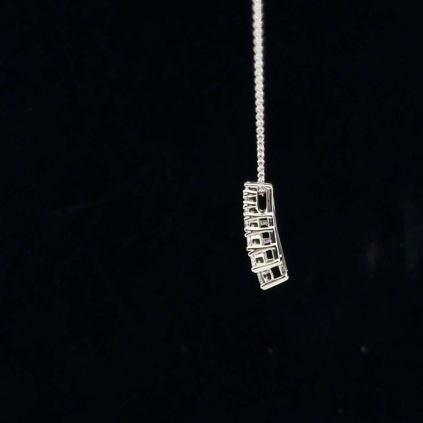 0.75ctw G/Si2 Two Row - 14KW - Natural Diamond - 53148