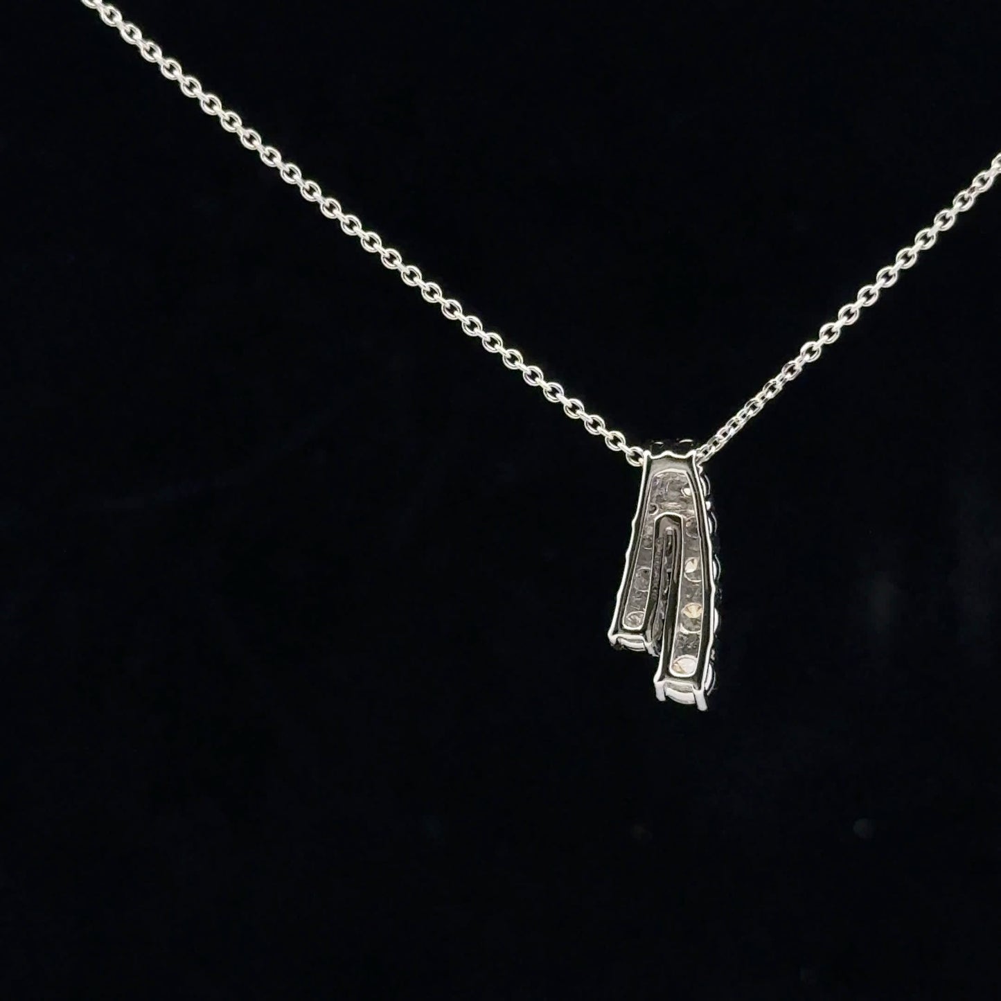 0.75ctw G/Si2 Two Row - 14KW - Natural Diamond - 53148
