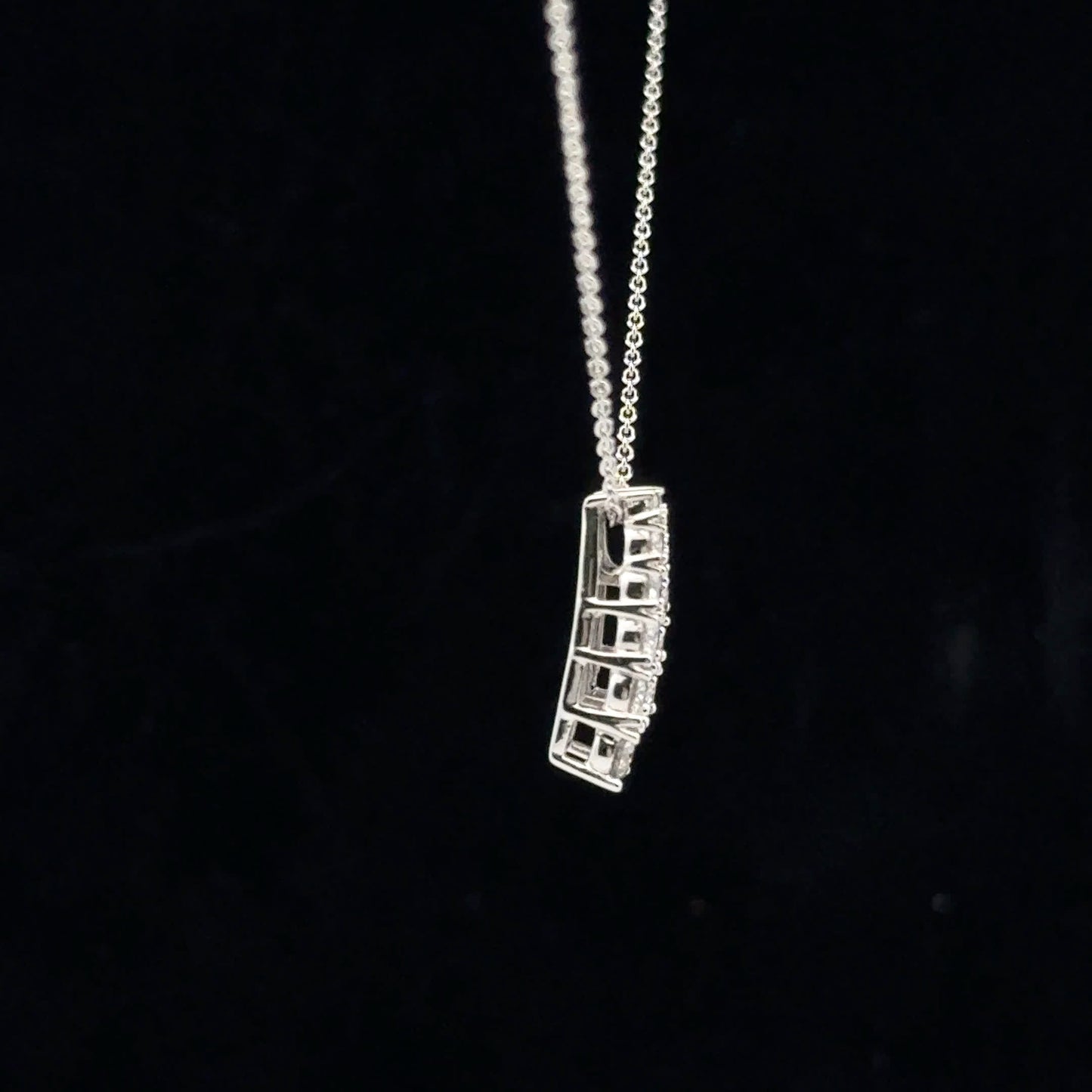 0.75ctw G/Si2 Two Row - 14KW - Natural Diamond - 53148