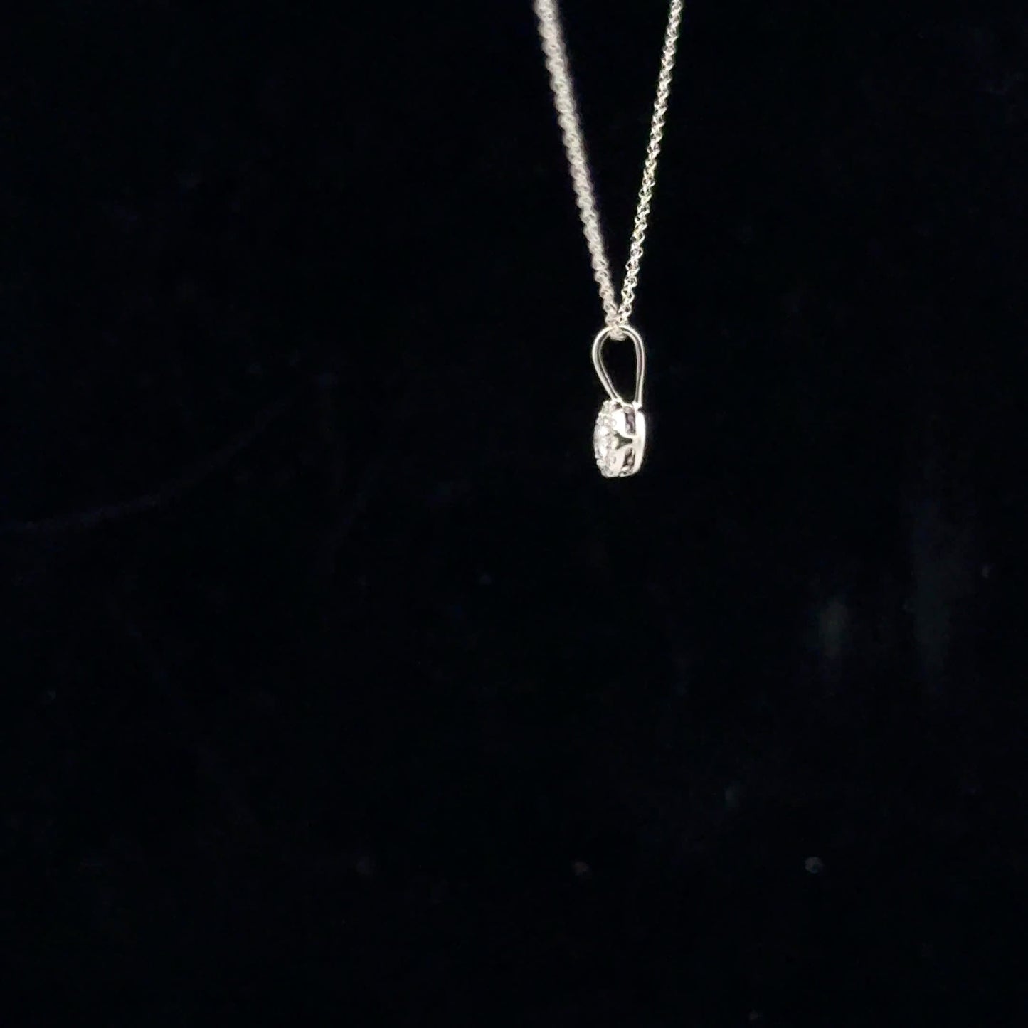 0.11ctw G/I1 Mini Halo - 14KW - Natural Diamond - 53159