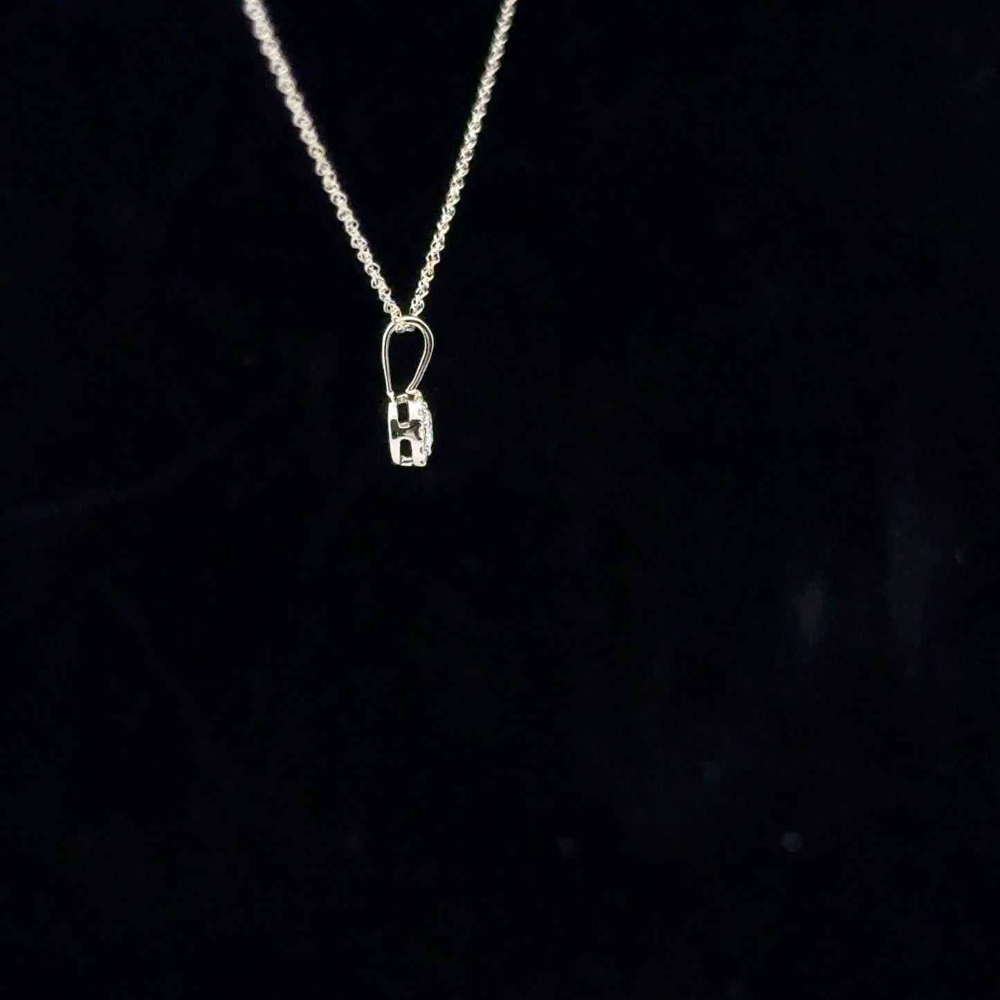 0.11ctw G/I1 Mini Halo - 14KW - Natural Diamond - 53159