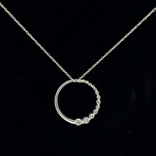 0.26ctw G/SI2 Circle Journey - 10KW - Natural Diamond - 53162