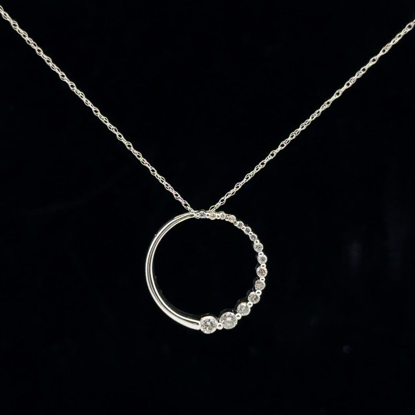 0.26ctw G/SI2 Circle Journey - 10KW - Natural Diamond - 53162
