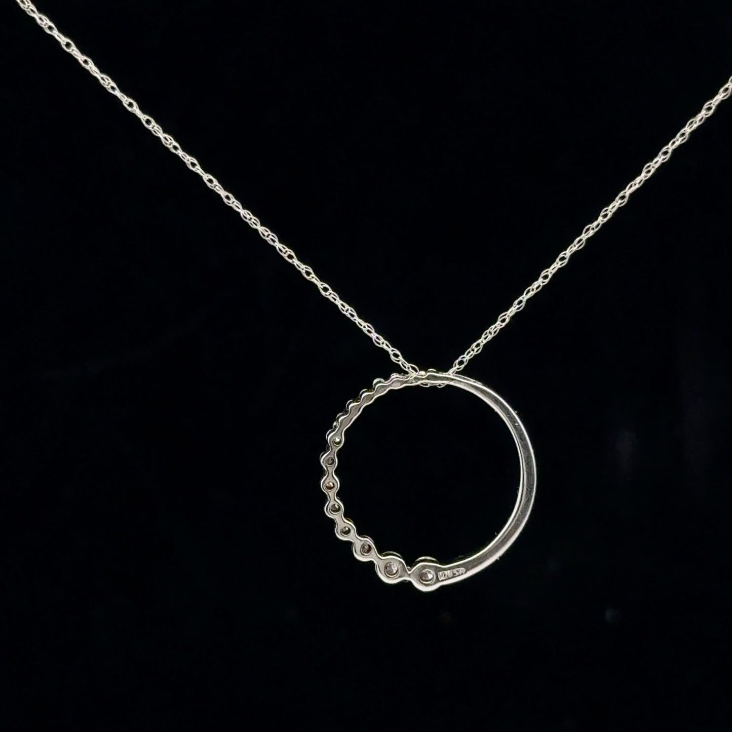 0.26ctw G/SI2 Circle Journey - 10KW - Natural Diamond - 53162