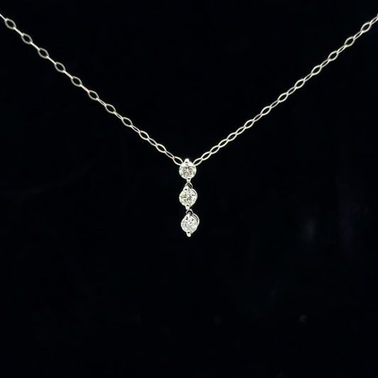 0.20ctw G/VS2 PPF Mini - PT950 - Natural Diamond - 53166
