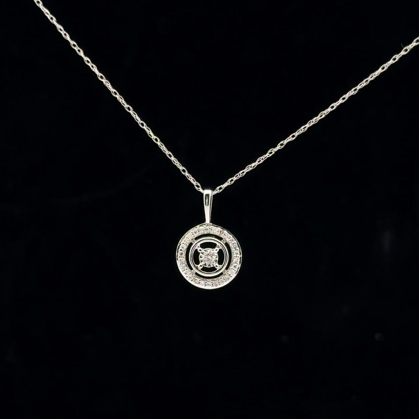 0.10ctw H/I1 Double Circle - 10KW - Natural Diamond - 53170