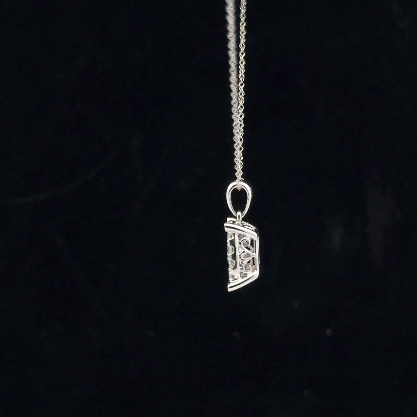 0.75ctw 0.35ct H/SI2 Round Halo - 10KW - Natural Diamond - 53173