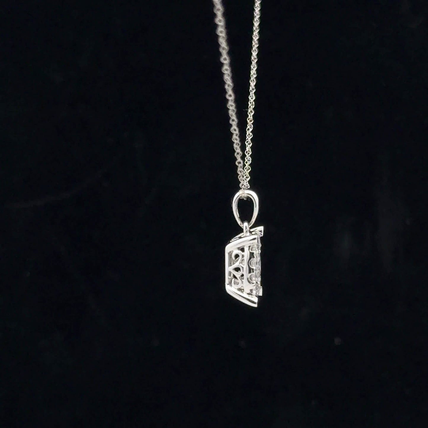 0.75ctw 0.35ct H/SI2 Round Halo - 10KW - Natural Diamond - 53173
