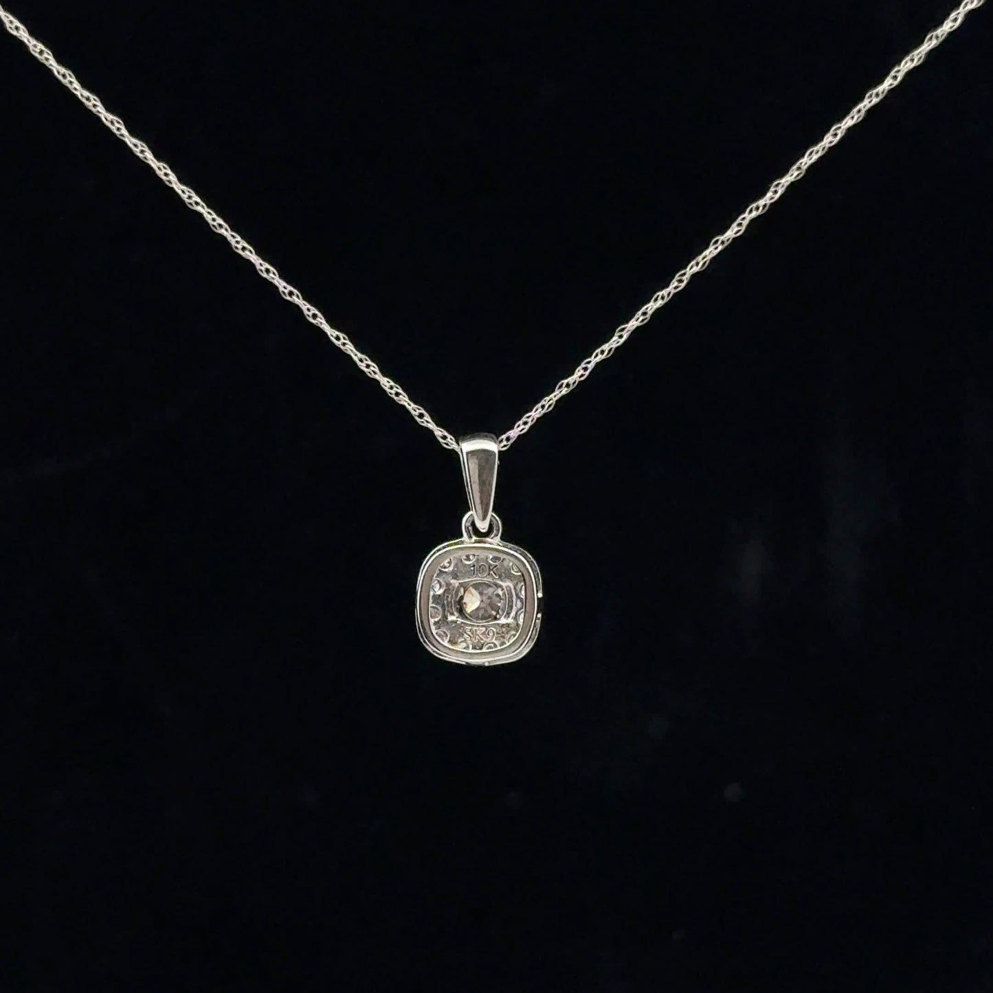 0.25ctw G/I1 Miracle Halo - 10KW - Natural Diamond - 53174