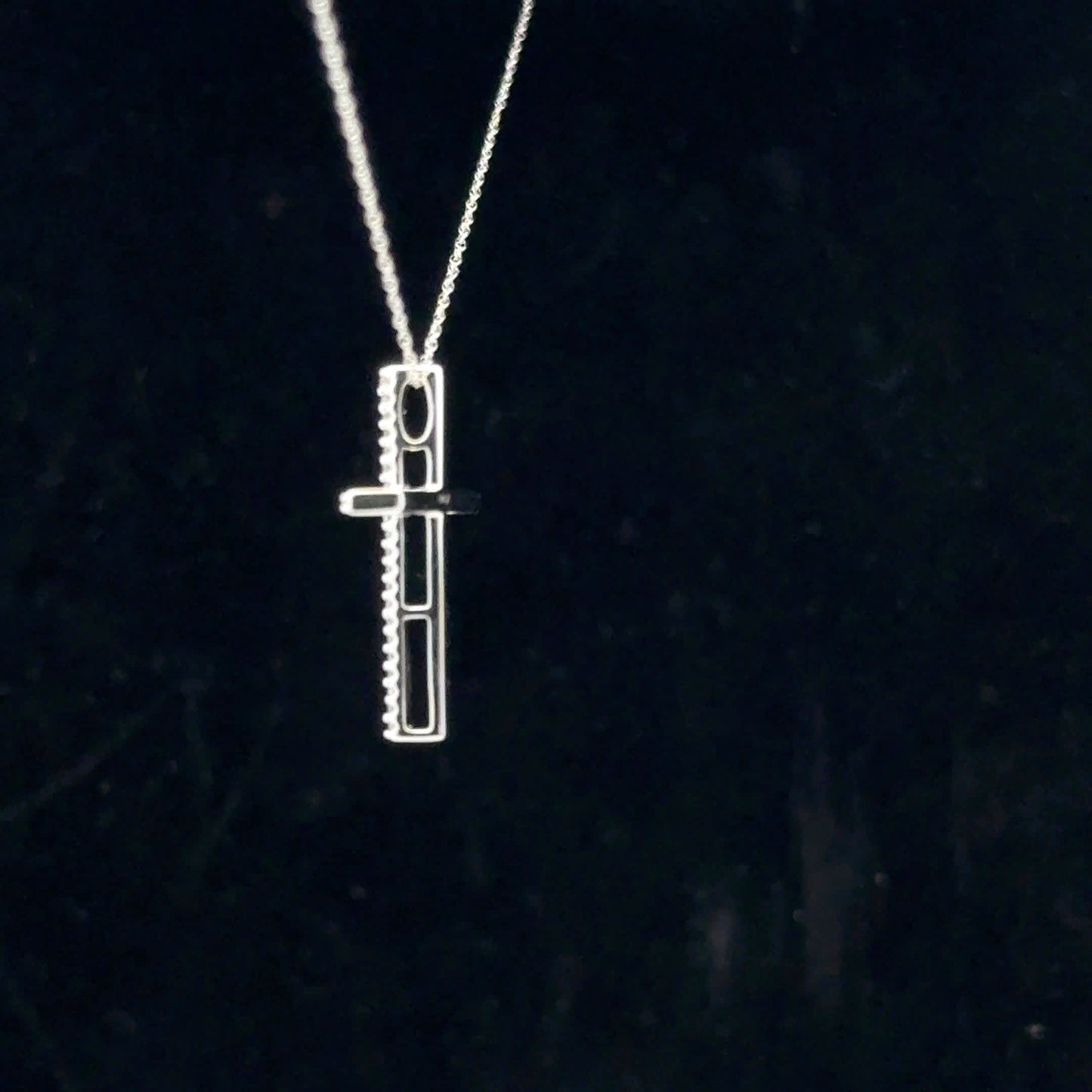 0.10ctw G/I1 Cross - 10KW - Natural Diamond - 53177