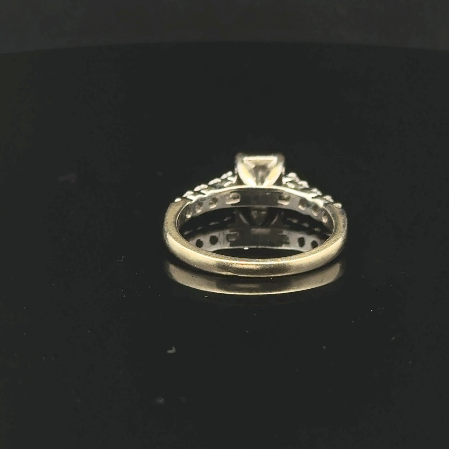 1ctw 0.50ct G/SI2 #7 Princess Band - 14KW - Natural Diamond - 53185