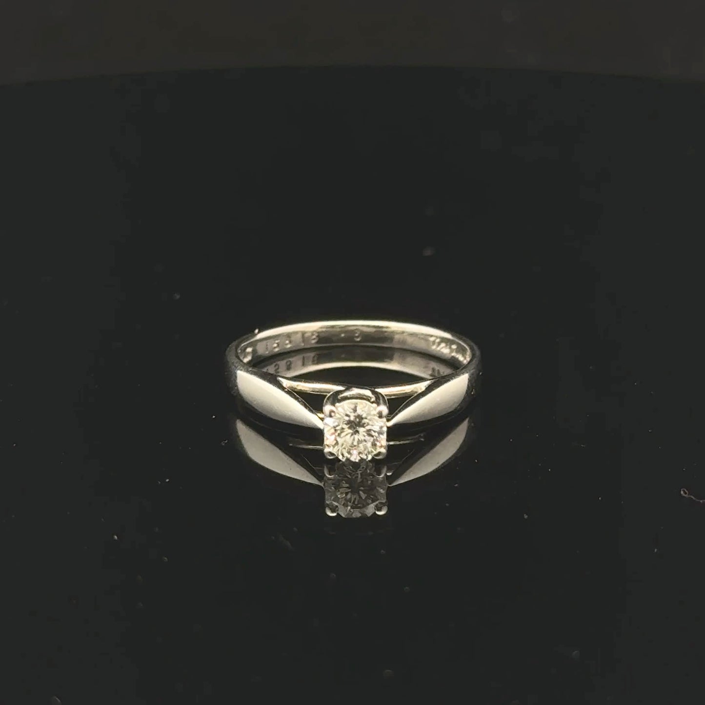 0.33ct G/SI2 #5.75 Solitare - PLAT - Natural Diamond - 53188
