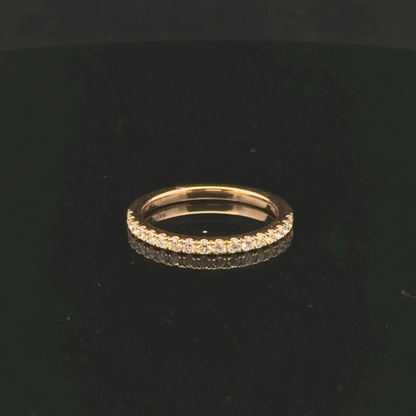 0.25ctw G/SI1 #6 Band - 14KR - Natural Diamond - 53191