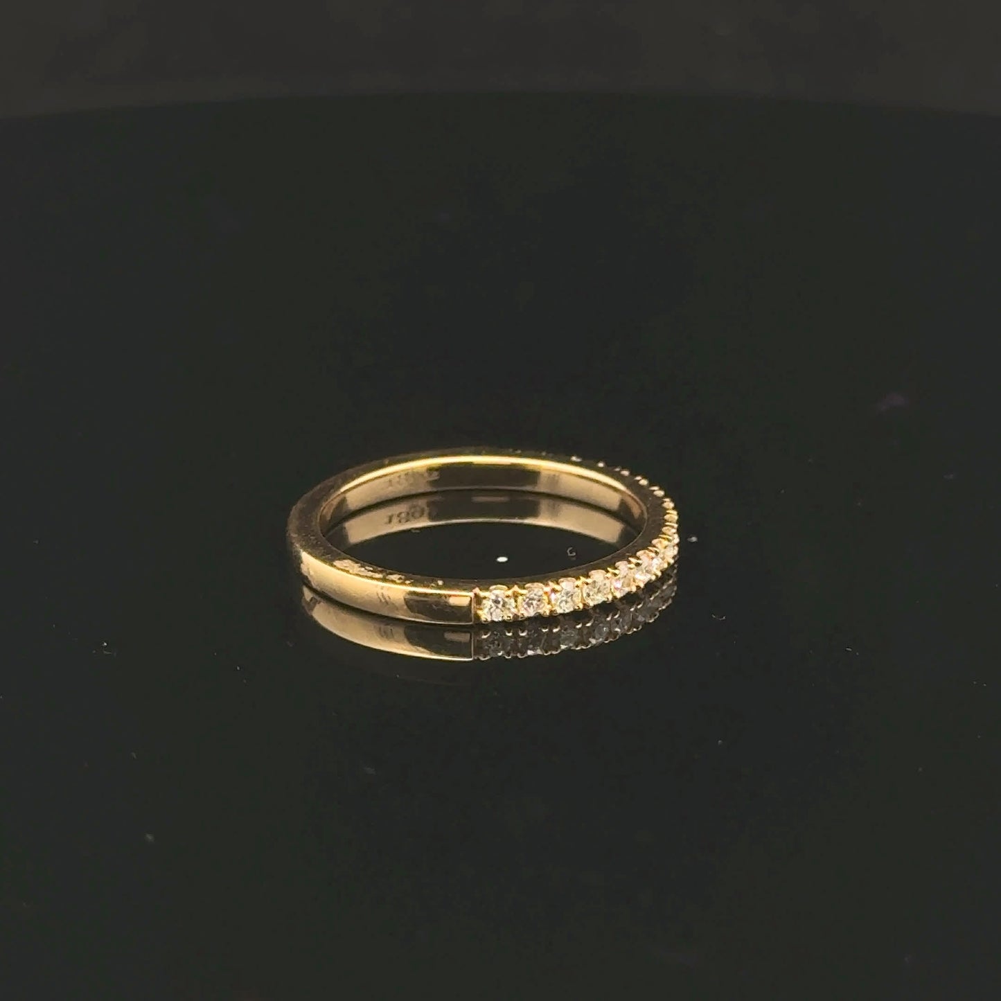 0.25ctw G/SI1 #6 Band - 14KY - Natural Diamond - 53192