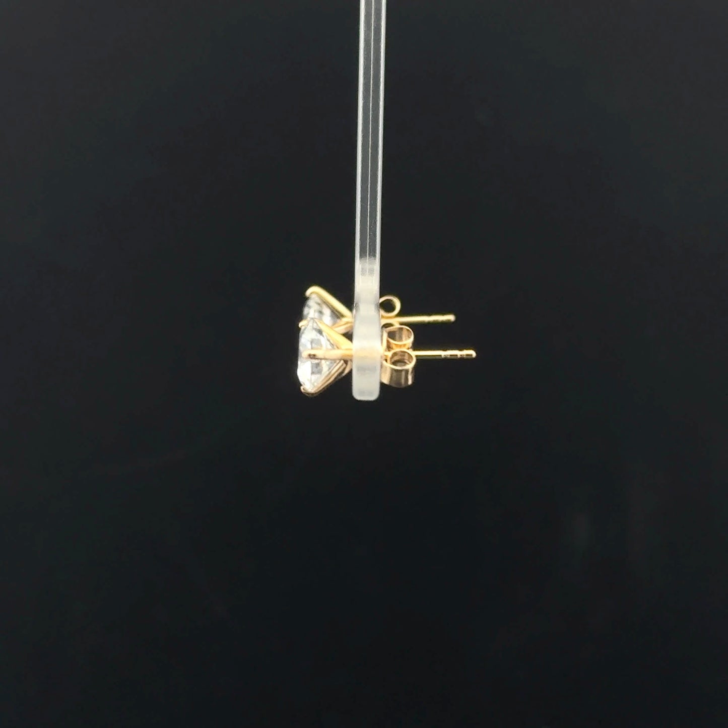 2ctw 1ct each E/SI2 Martini Studs - 14KY - Lab Diamond - 53193
