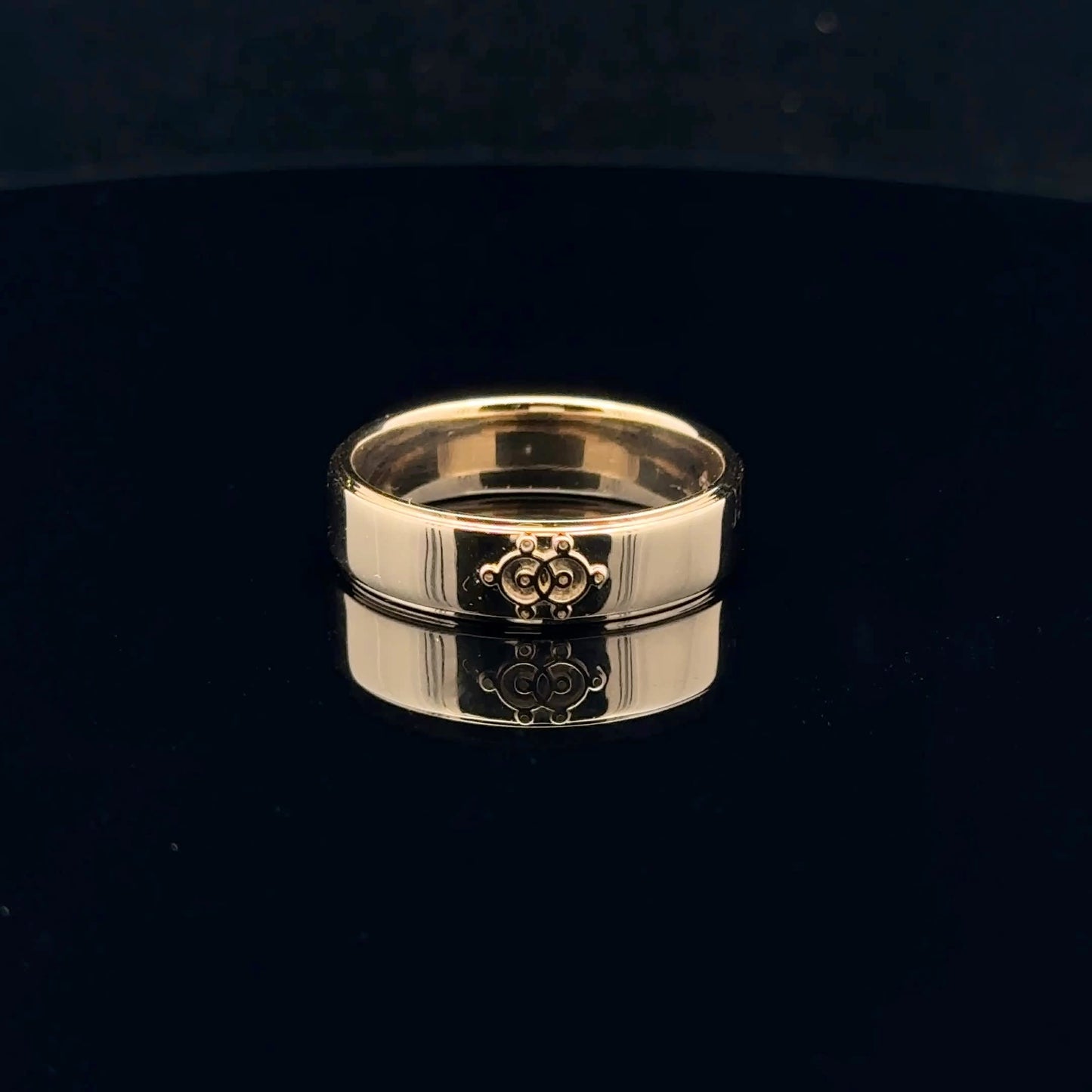 Reversable #10.5 Khaan Buguivch - 14KY - Natural Diamond - 52091Y