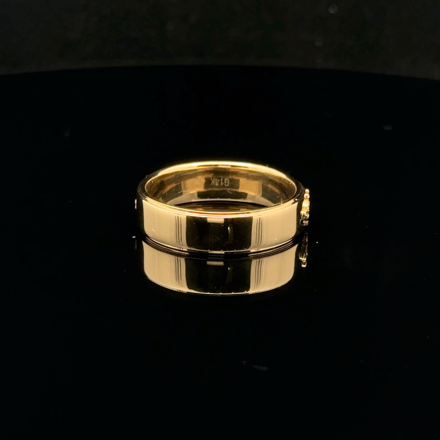 Reversable #10.5 Khaan Buguivch - 14KY - Natural Diamond - 52091Y