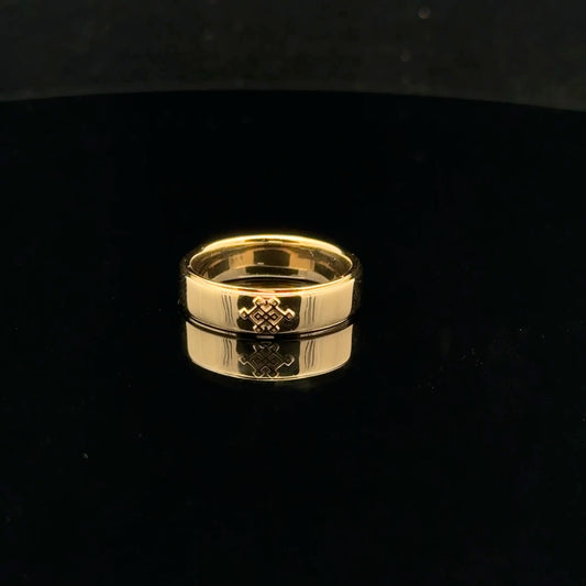 Reversible #5.5 Khatan Suikh - 14KY - Natural Diamond - 52090Y