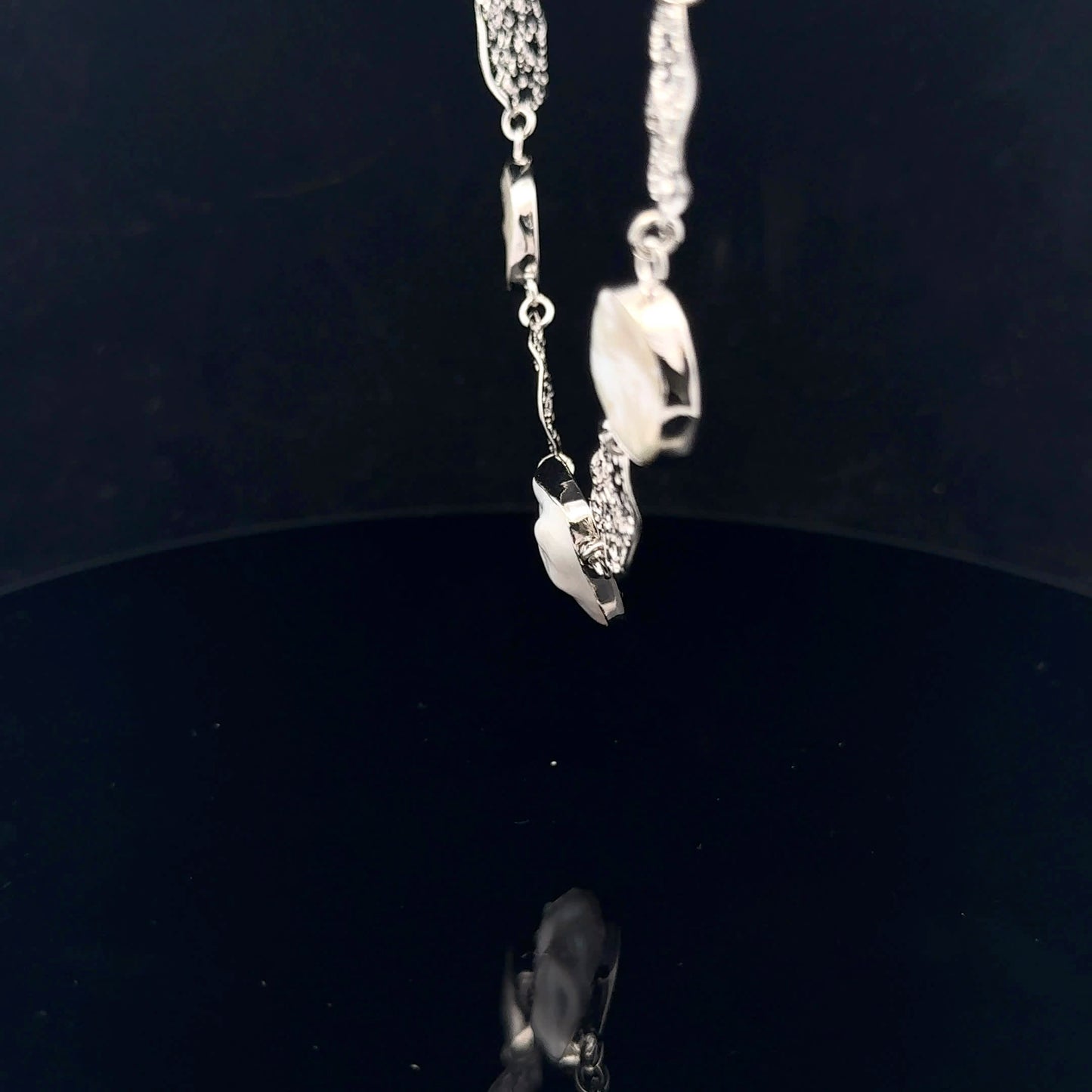 Modern necklace Mediterranean Collection - 925S - Pearl - 53276