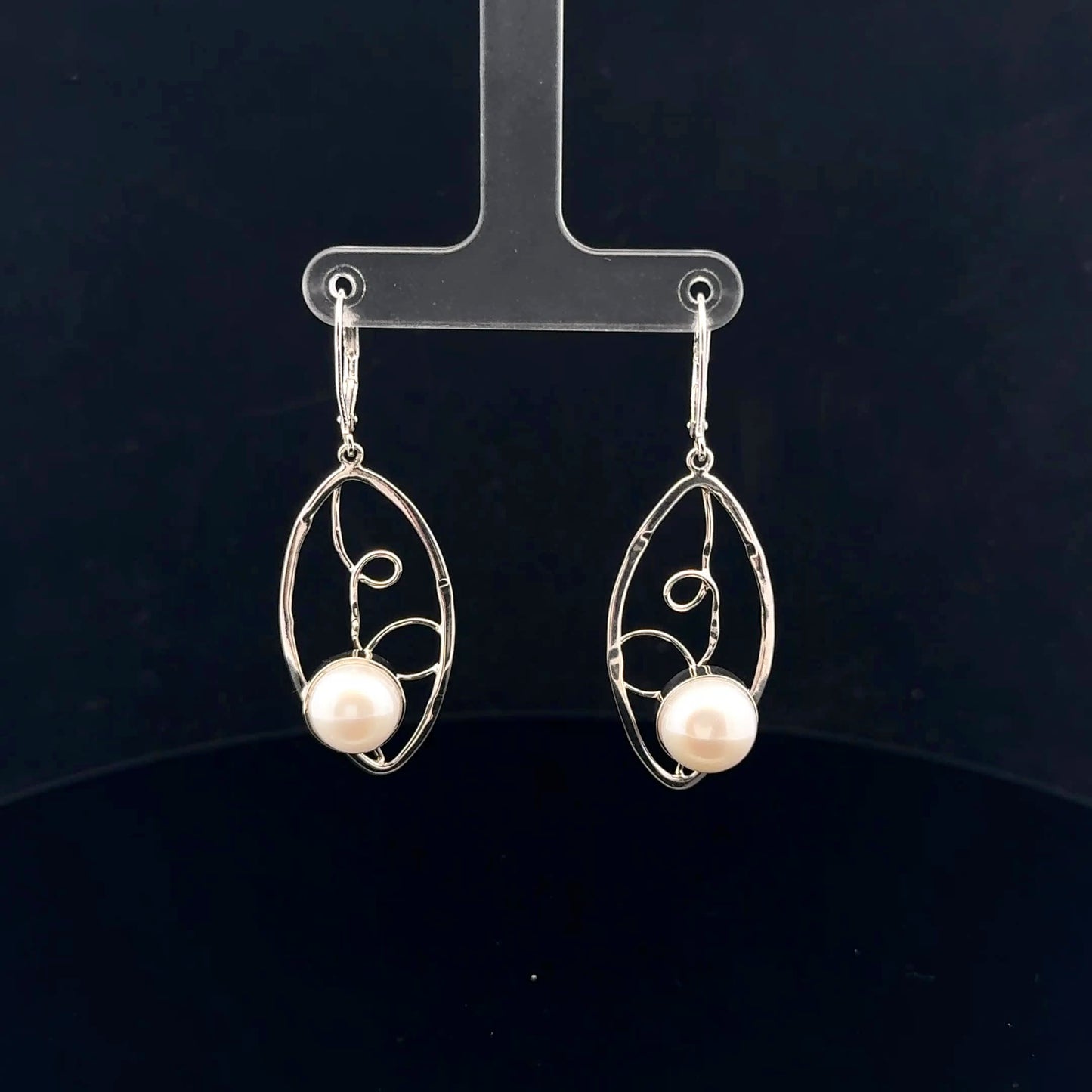 Eye earring Mediterranean Collection - 925S - Pearl - 53268
