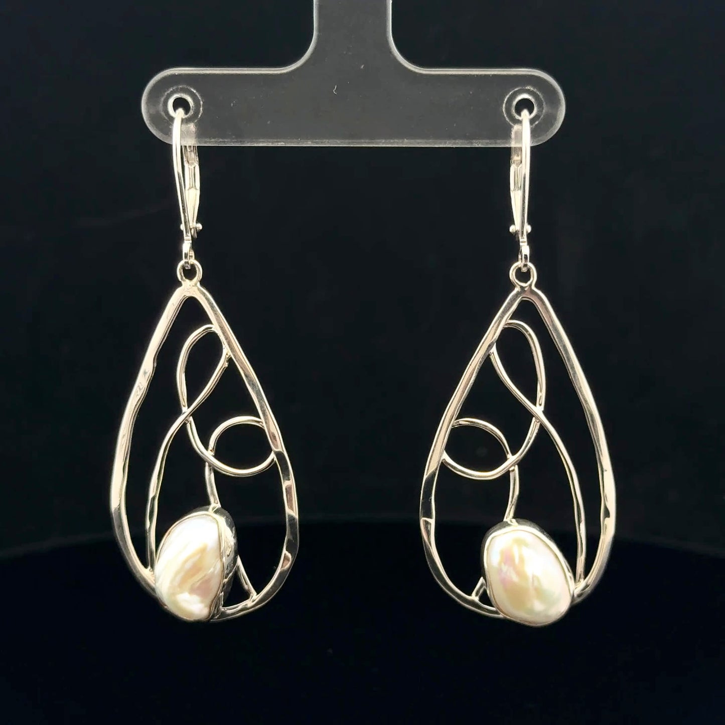 Pear earring Mediterranean Collection - 925S - Pearl - 53270