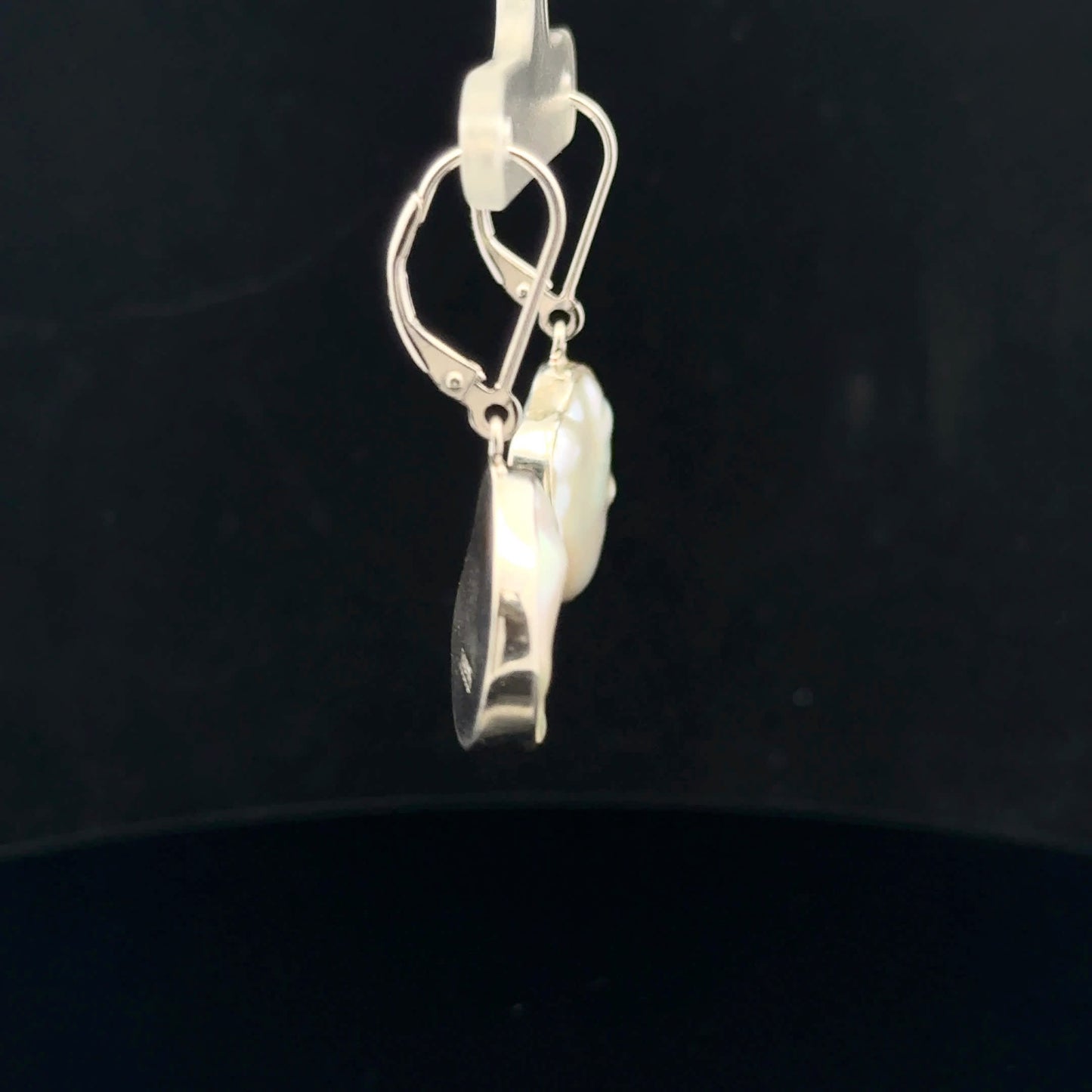 Dangle earring Mediterranean Collection - 925S - Pearl - 53277