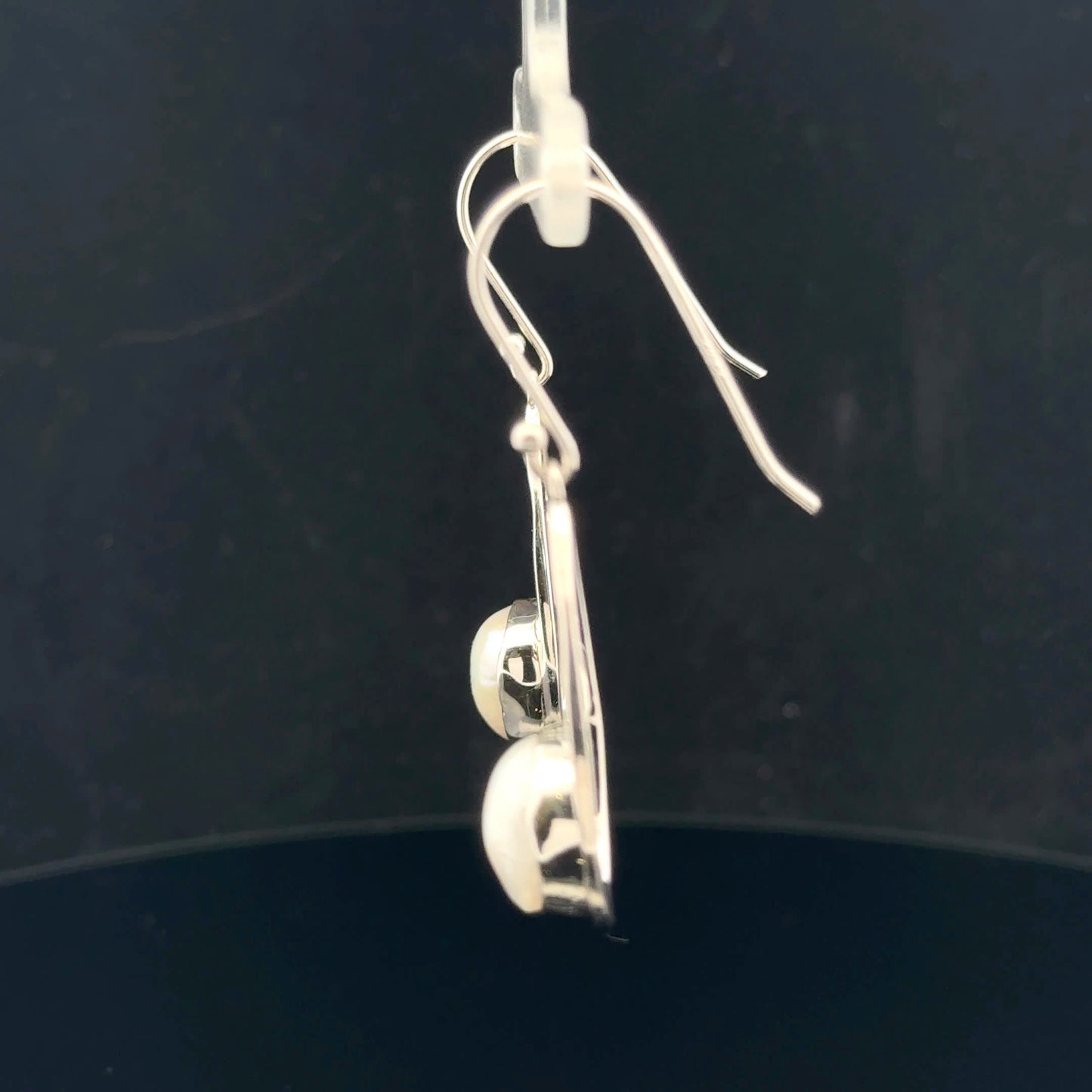 Pear earring simple Mediterranean Collection - 925S - Pearl - 53271