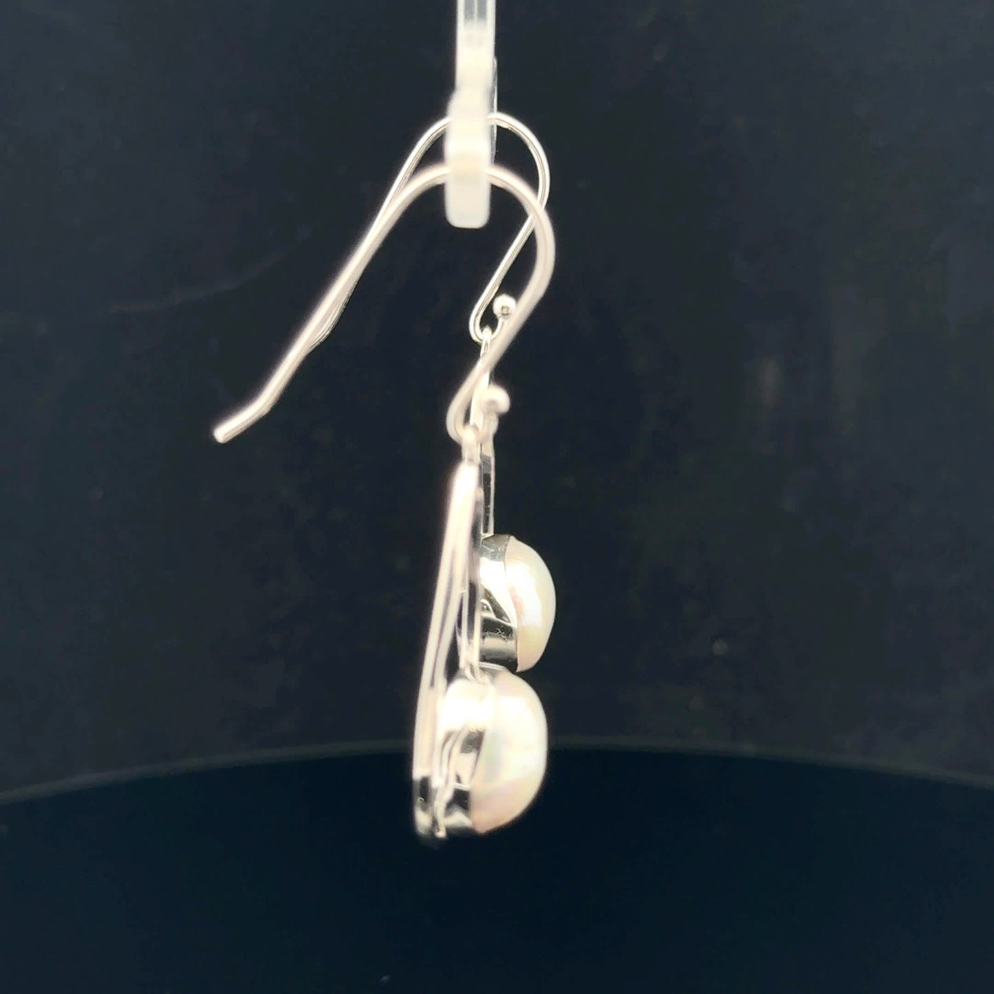 Pear earring simple Mediterranean Collection - 925S - Pearl - 53271