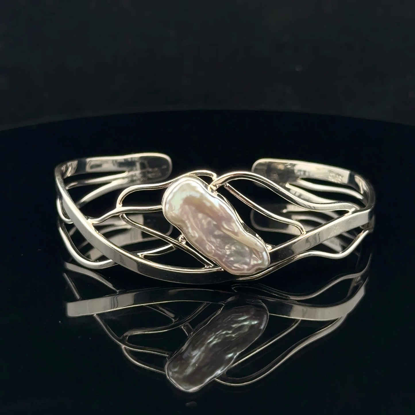 Bracecuff Mediterranean Collection - 925S - Pearl - 53278
