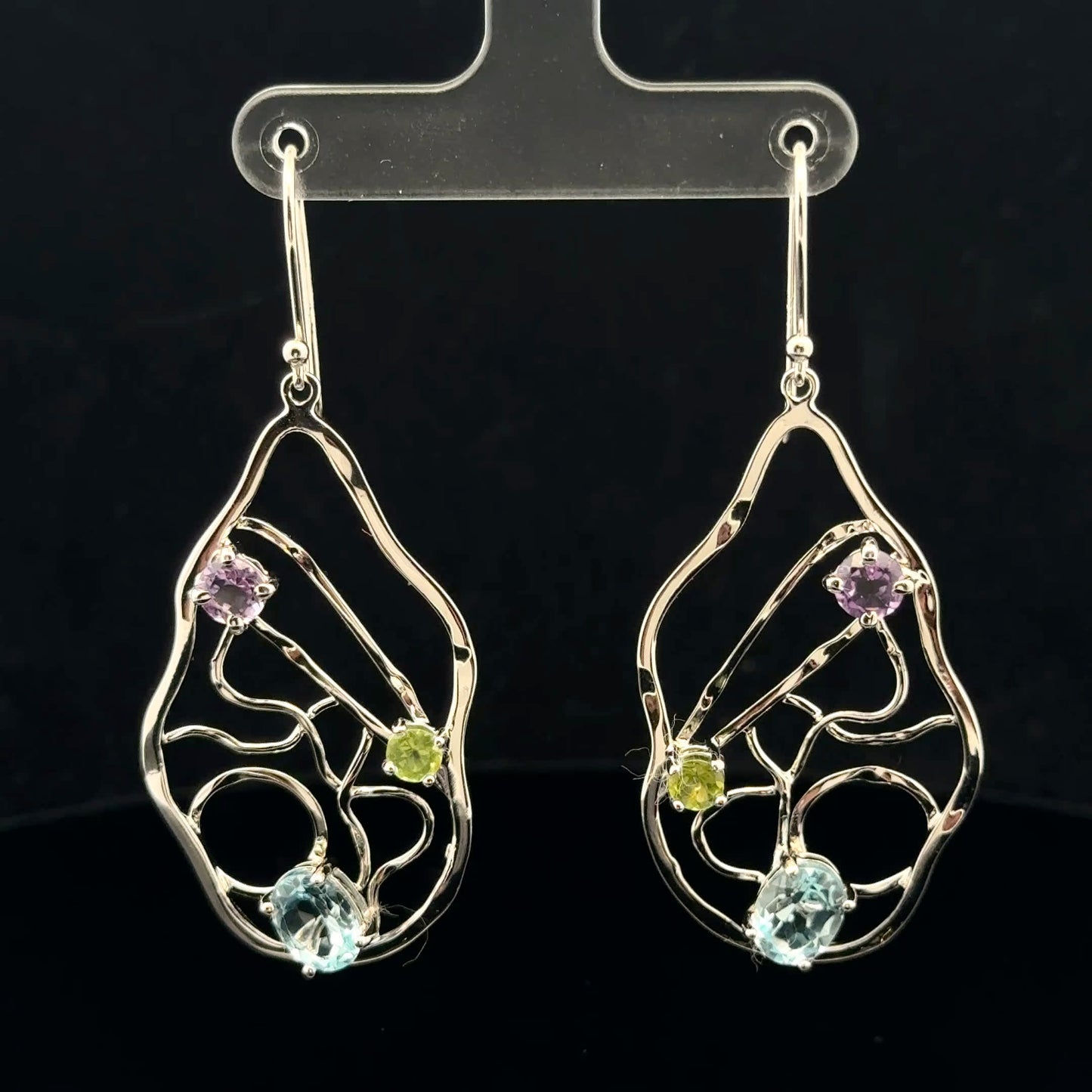 Multi Stone Earring Mediterranean Collection - 925S - Natural stone - 53280