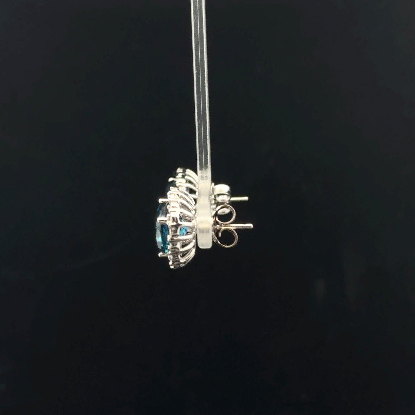 ATS0824 Earring EFFY Topaz - 14KW - Natural Diamond - 53330