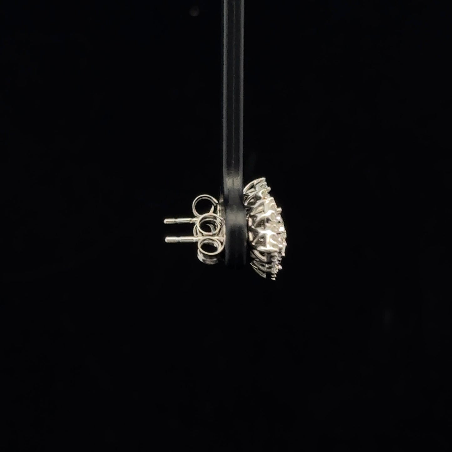 0.50ctw H/I1 Clover Studs - 10KW - Natural Diamond - 53338