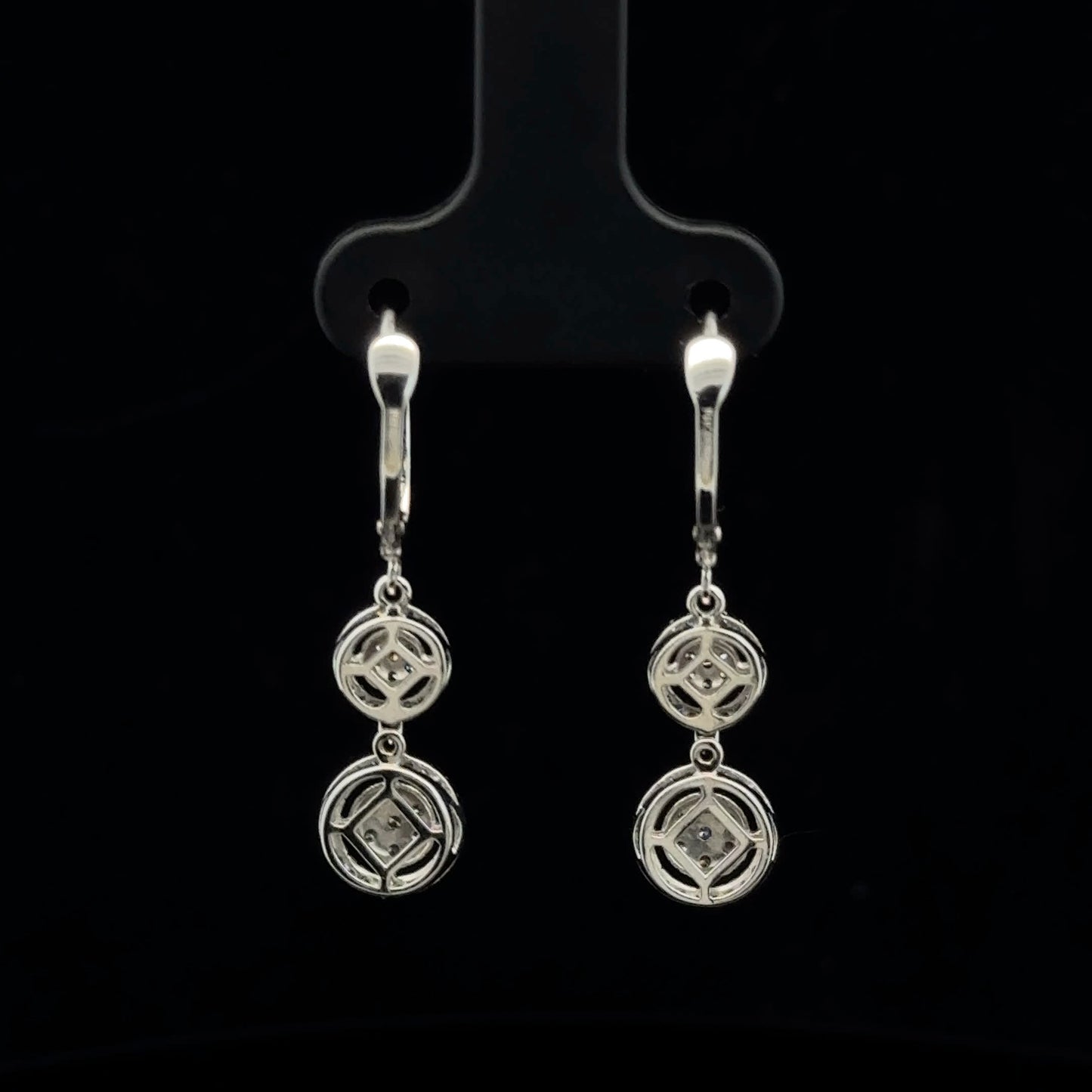 0.50ctw G/SI2 Halo Double Drop - 14KW - Natural Diamond - 53339