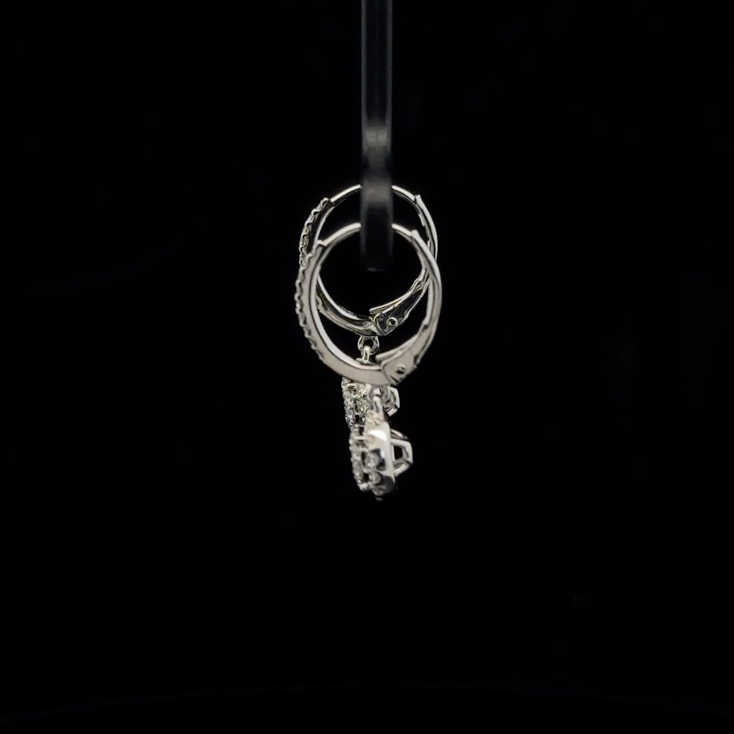 0.50ctw F/VS2 Halo Drop - 14KW - Natural Diamond - 53340