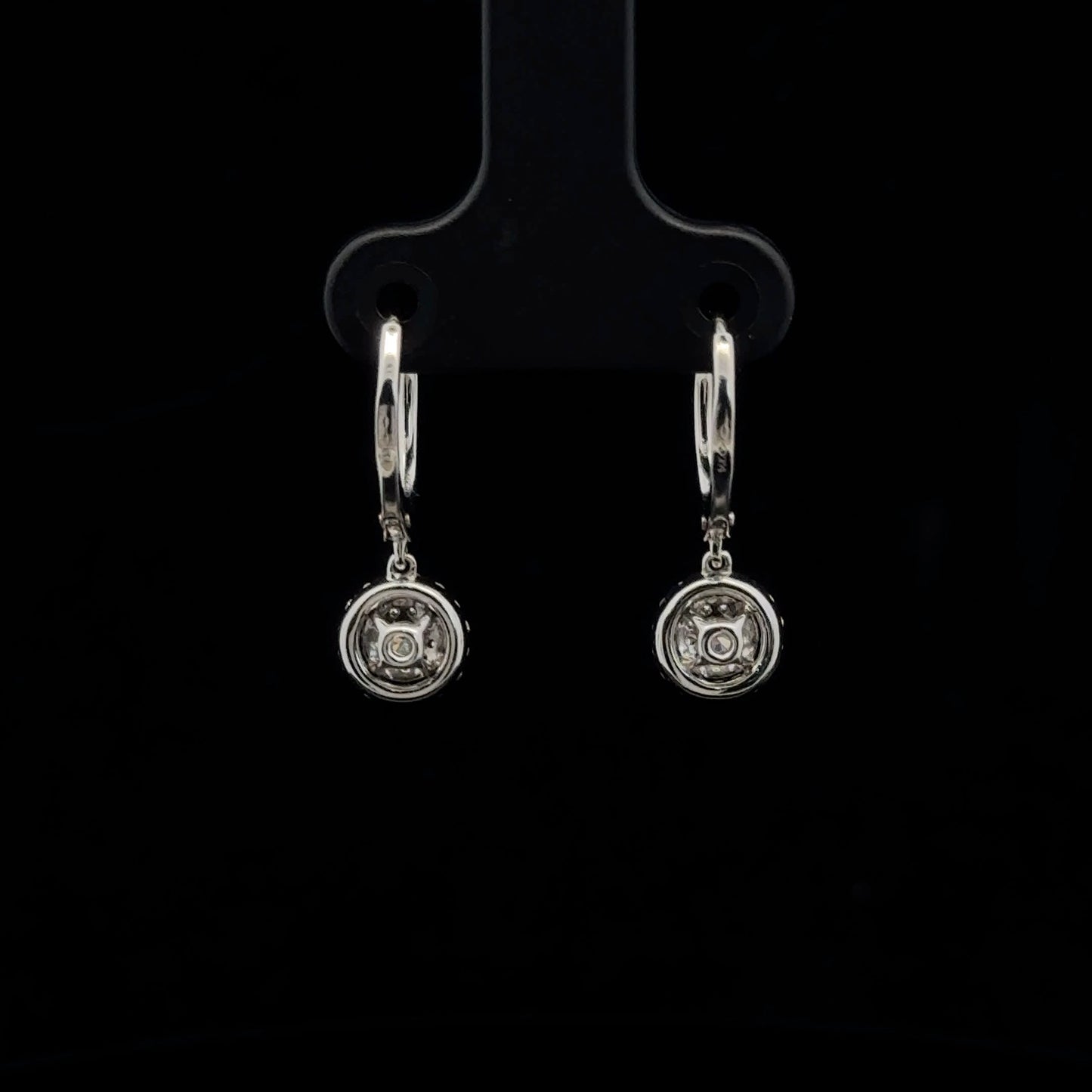 0.50ctw F/VS2 Halo Drop - 14KW - Natural Diamond - 53340