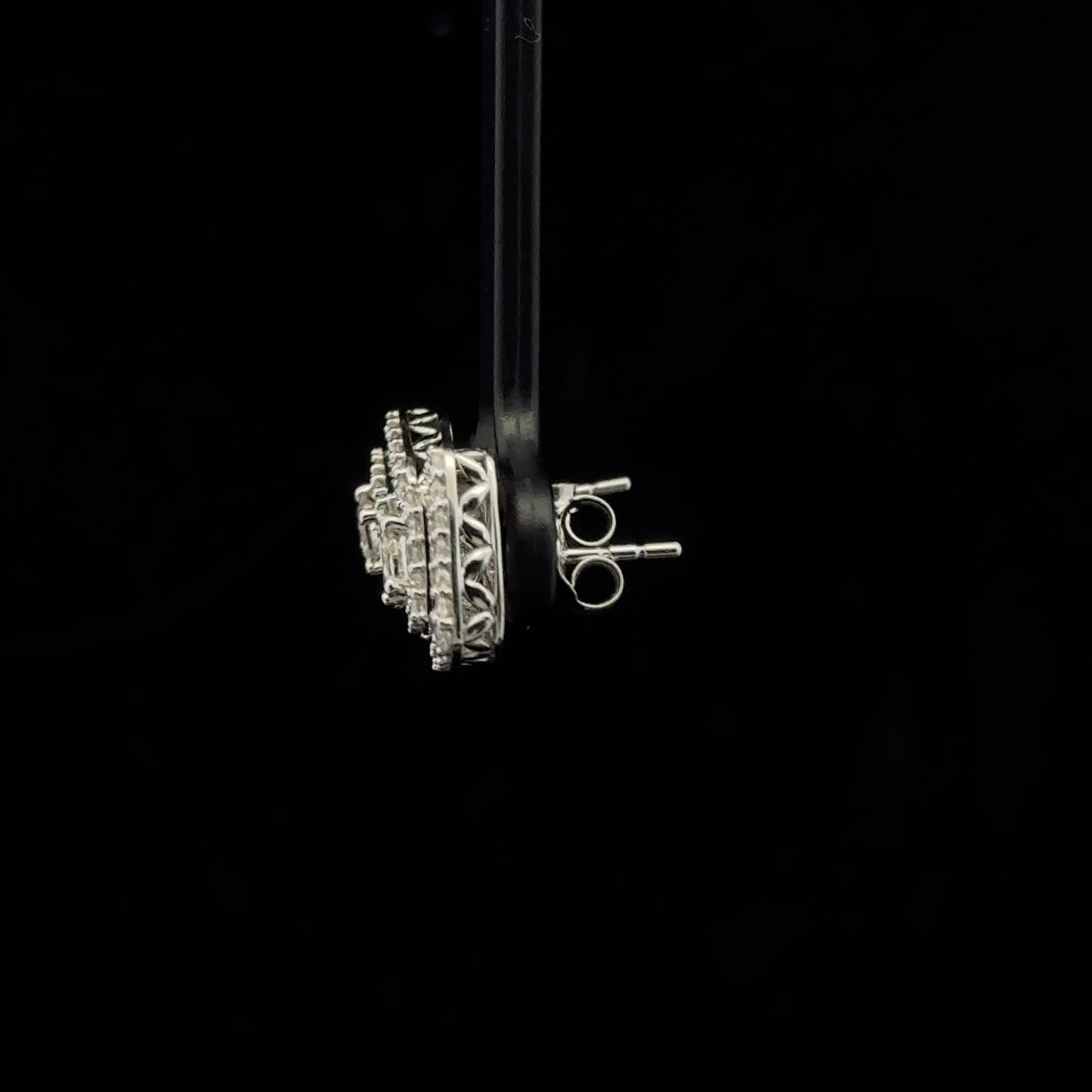 1.00ctw 0.20ct G/SI2 Princess Double Halo - 10KW - Natural Diamond - 53342