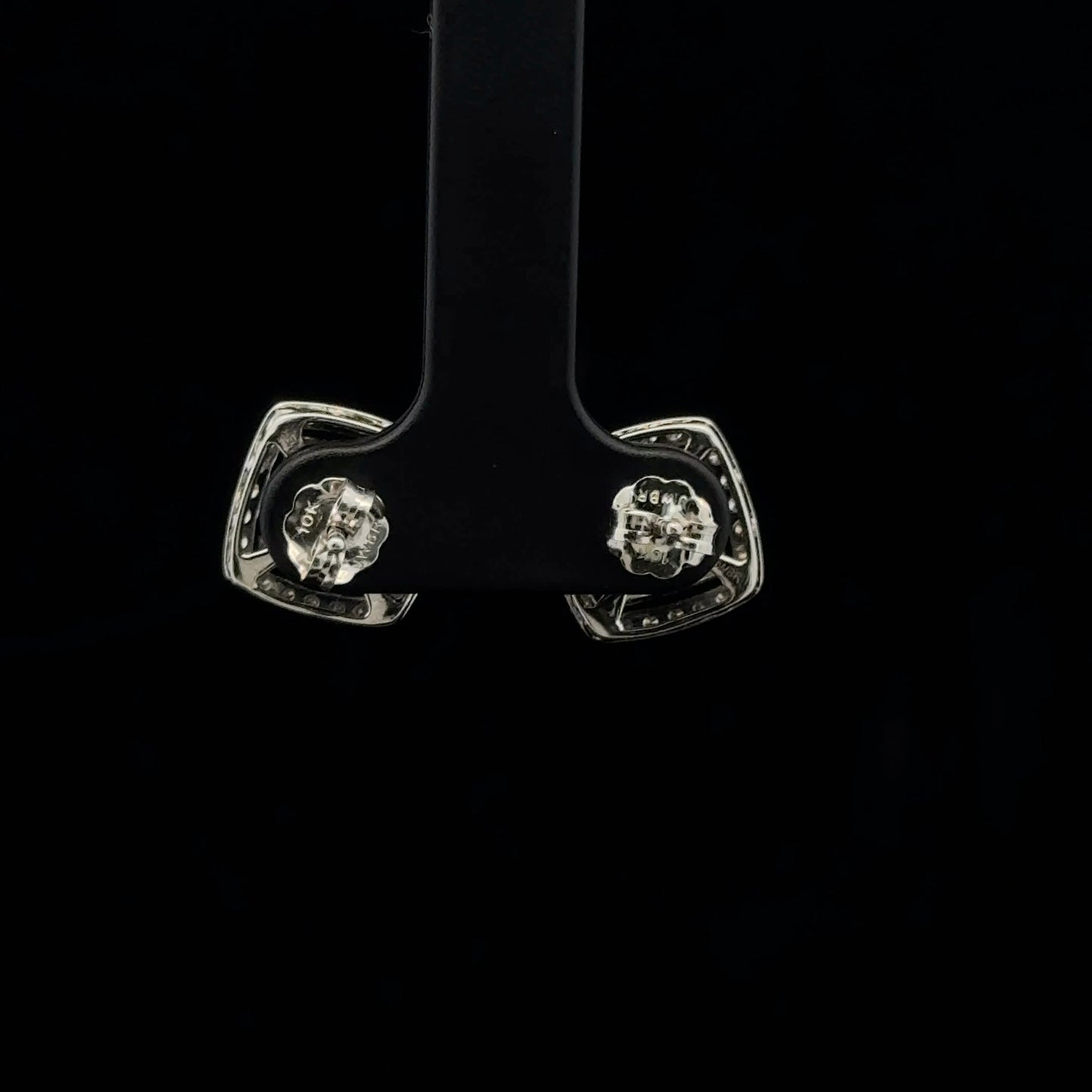 1.00ctw 0.20ct G/SI2 Princess Double Halo - 10KW - Natural Diamond - 53342